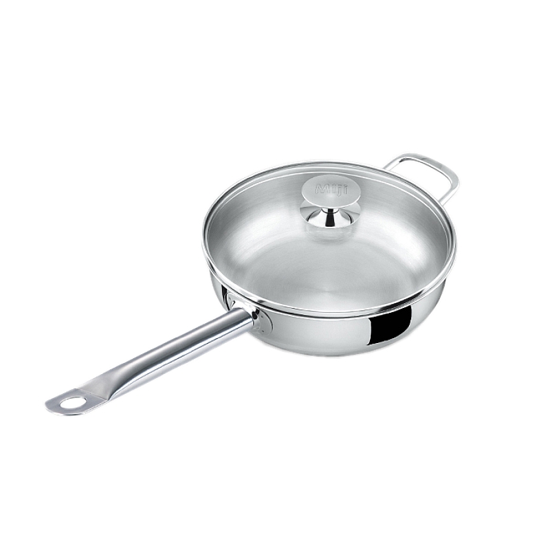 miji/ Miji 304 Stainless steel 24/26cm Saucepan Long handle Frying pan Stew pot Electromagnetic furnacein the Kitchen/Cooking utensils , Cooking utensils , Cookware/Pot/Kettle , Frying Pan/Saucepan category - from Buy2taobao.com to provide professional Taobao agent buy service