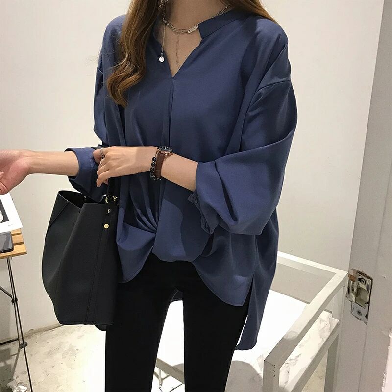 2019新款春装超胖大码女装遮肚打底衫胖妹妹宽松洋气小心机衬衣潮在类目 女装/女士精品, 大码女装中 - 来自Buy2taobao.com提供专业的淘宝代购服务