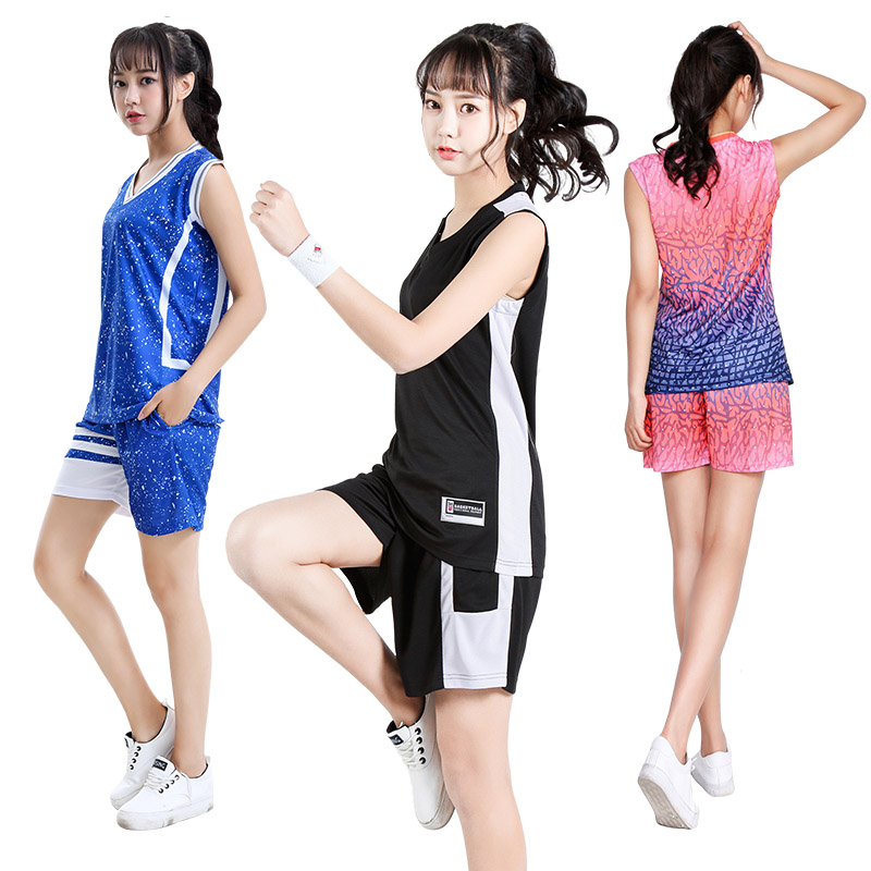 篮球服女套装比赛运动球衣定制团购无袖球服宽松背心DIY印字印号|ruв категории движение/йога/фитнес/фанаты товаров, баскетбол, баскетбол одежды - от Buy2taobao.com для оказания профессиональной услуги покупки агента Taobao