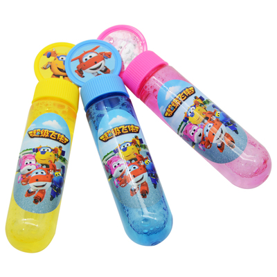 儿童吹泡泡棒管迷你小号七彩泡泡水补充液手动口吹器儿童玩具卡通