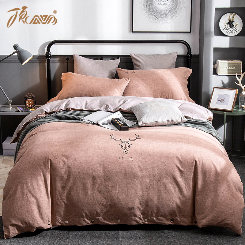 磨毛四件套全棉纯棉保暖加厚秋冬纯棉1.8m床上用品双人床单被套在类目 床上用品, 床品套件/四件套/多件套中 - 来自Buy2taobao.com提供专业的淘宝代购服务