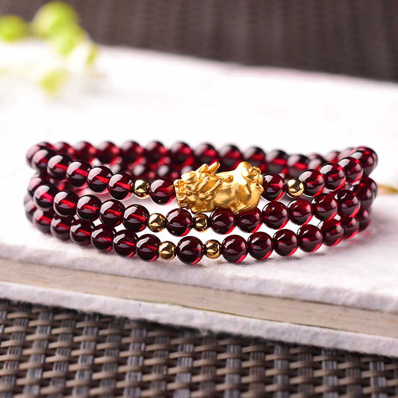 Versatile fashion Golden Sand Lucky Brave bracelet Transfer bead Hand string Men's Simplicity Year of the Pig Valentine's Day giftin the Accessories/Fashion Jewelry, Bracelets category - from Buy2taobao.com to provide professional Taobao agent buy service