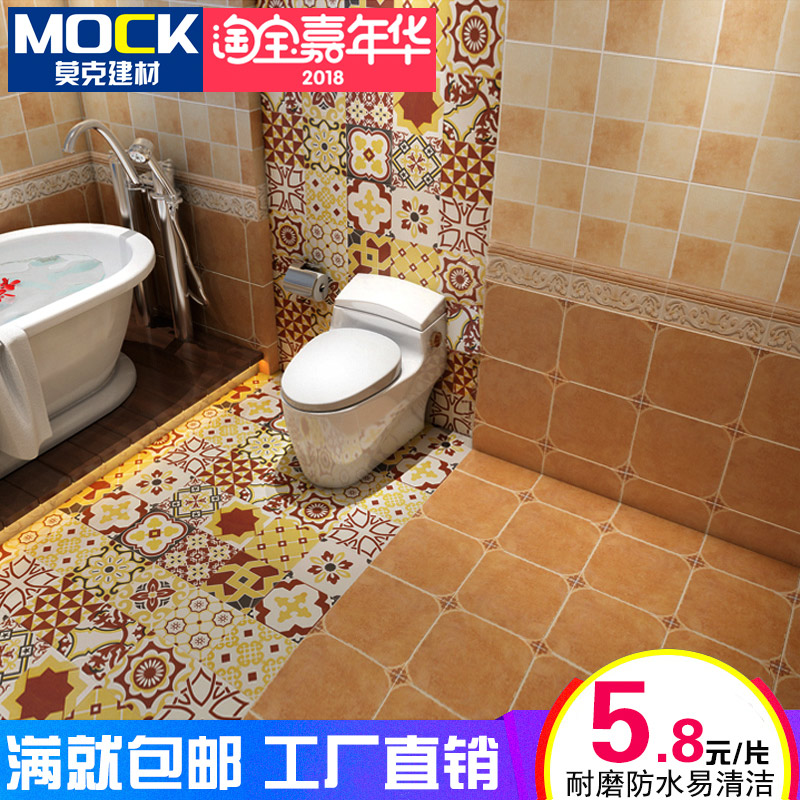 TOILET ceramic tile American style rural To fake something antique 300X300 Mediterranean Sea Countryside Retro Kitchen Wall tile Shower Room floor tilein the Decoration main material , Ceramic tile , Antique brick (Including culture stone) category - from Buy2taobao.com to provide professional Taobao agent buy service