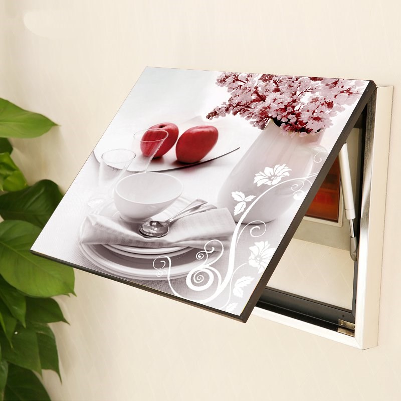 .mural Electric meter box Decorative painting Restaurant Push pull Wall clock Push pull Distribution box Occlusion Painting box Fruit platein the Women's clothing/Boutique , Large size women category - from Buy2taobao.com to provide professional Taobao agent buy service