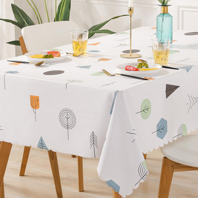 客厅餐桌布防水防烫防油免洗pvc茶几桌布北欧网红ins长方形台布垫