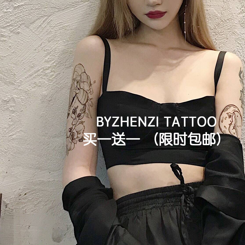 (Buy 1 Get 1 FREE)Diablo Flower arm Ukiyo-e Fox Geisha Europe and America cherry blossoms Kitty english Tattoo stickerin the Makeup/Perfume/Beauty tools , Makeup set category - from Buy2taobao.com to provide professional Taobao agent buy service