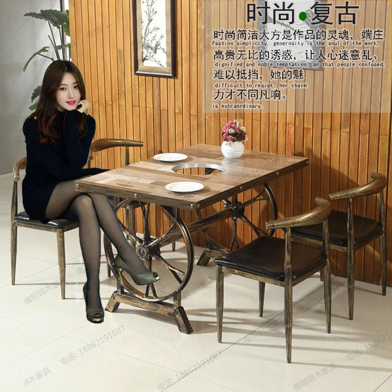 大理石 煤气灶火锅桌子电磁炉一体小吃串串餐饮饭店圆餐桌椅组合在类目 商业/办公家具, 餐饮/烘焙家具, 火锅桌中 - 来自Buy2taobao.com提供专业的淘宝代购服务