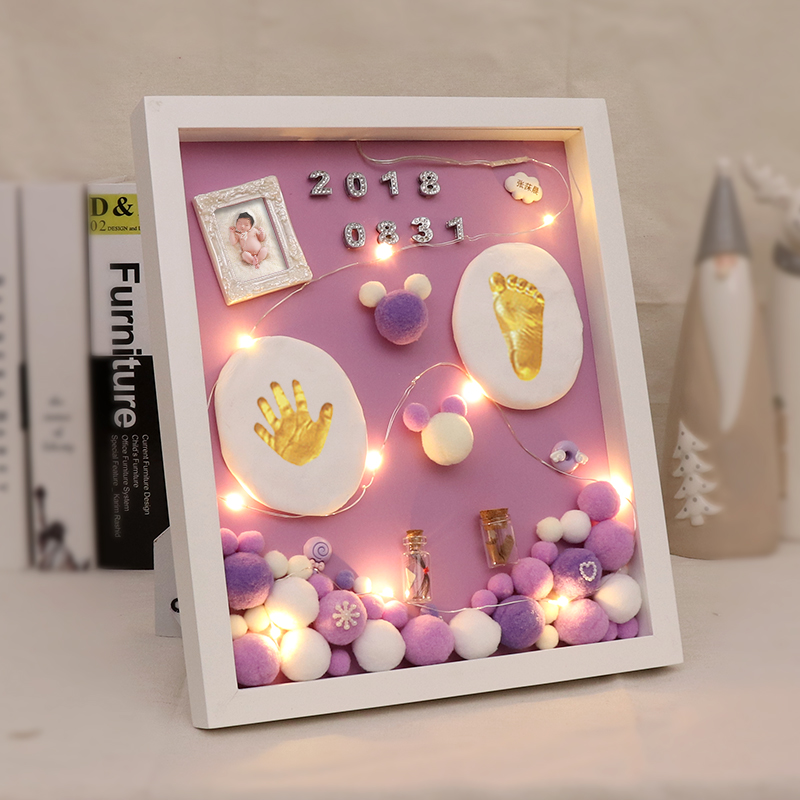 gules newborn inkpad Baseboard Hand footprints self-control Permanent children baby hair Keepsake recordin the Toy/Childs/Puzzle/Building block/Model , Baby Souvenirs/Personalized Products , Hand footprints category - from Buy2taobao.com to provide professional Taobao agent buy service