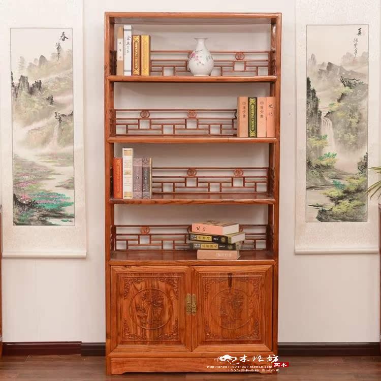 心宜家實木仿古茶葉架子置物架書架貨架展示櫃展櫃家具旗艦店官方在類目 商業/辦公傢俱, 貨架/展櫃, 精品展櫃/陳列櫃中 - 來自Buy2taobao.com提供專業的淘寶代購服務