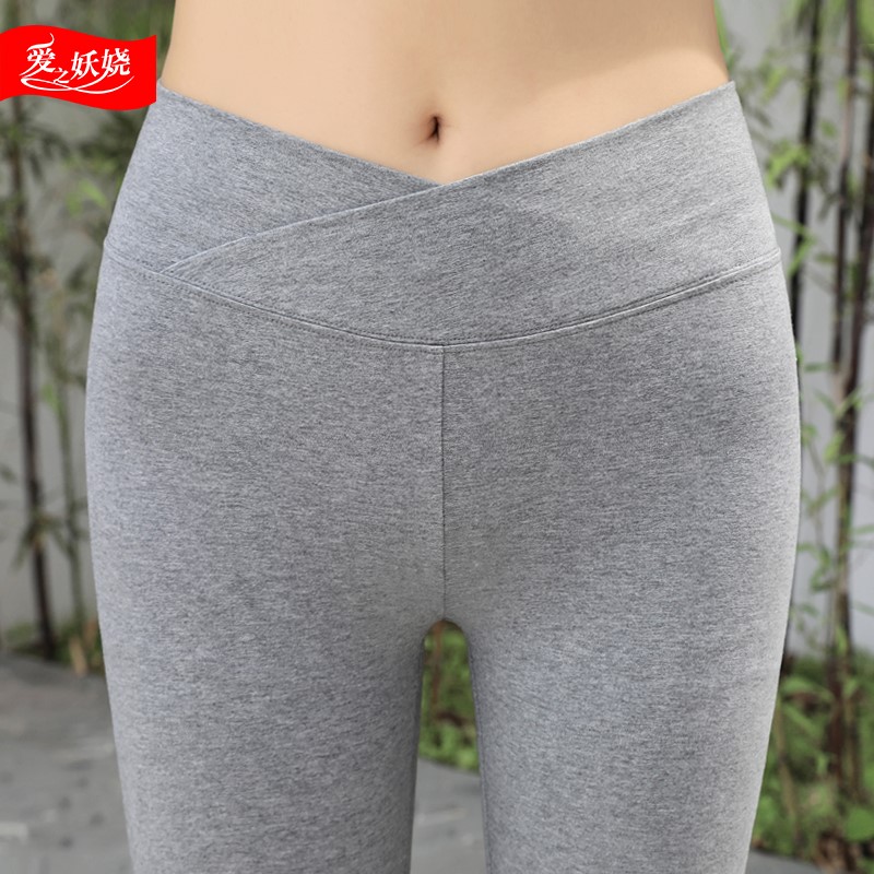 Leggings Thin section pure cotton 2018 new pattern Paige Show thin Large Feet Elastic force Exorcism Versatile Ninth pantsin the Women's clothing/Boutique , Pants , Leggings category - from Buy2taobao.com to provide professional Taobao agent buy service