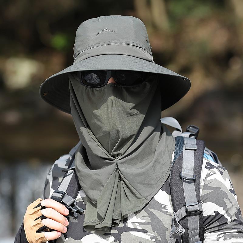 帽子男士夏天户外钓鱼大披肩功能渔夫帽防晒遮阳帽太阳帽登山旅游|msdalam kategori sukan/Yoga/kecergasan/bekalan peminat, berenang, peralatan renang, visor/topi pantai - dari Buy2taobao.com untuk memberikan perkhidmatan ejen Taobao profesional membeli