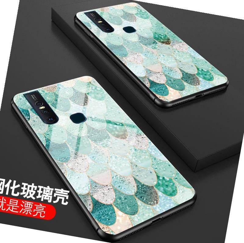 。ins潮夏日美人鱼vivos1手机壳清新风创意个性时尚防摔全包钢化|ruв категории Цифровые аксессуары, аксессуары для мобильных телефонов, телефон защитный кожух/оболочка - от Buy2taobao.com для оказания профессиональной услуги покупки агента Taobao