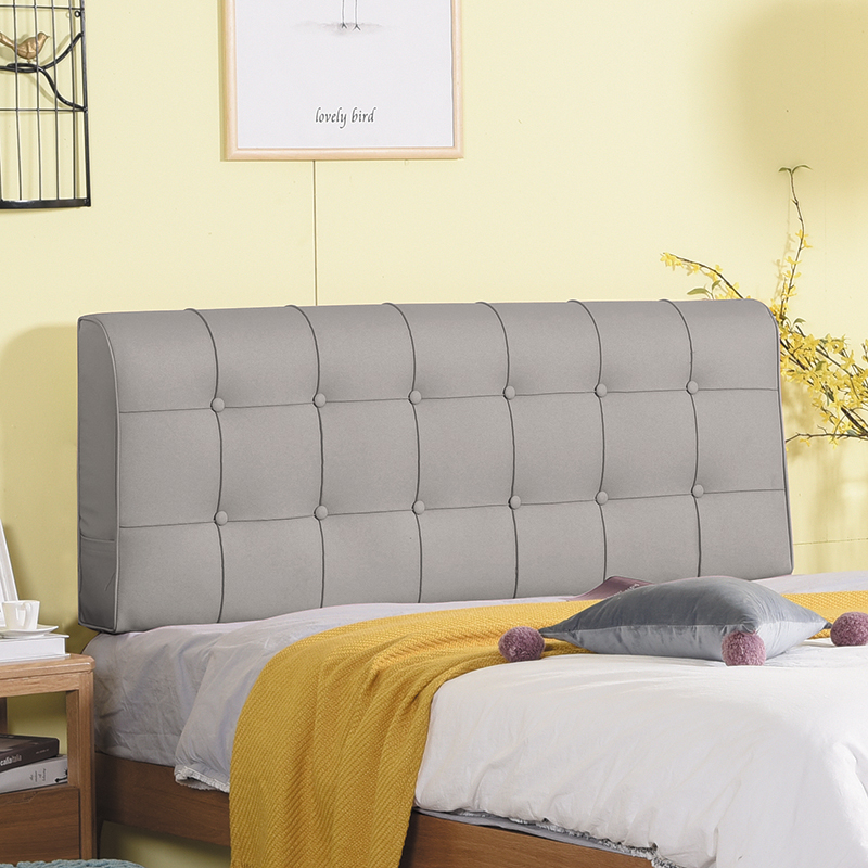 Leather headboard backrest modern Tatami Pillow Chaillot Soft pack bed Doublein the Home Fabric , Pillow/Pillow category - from Buy2taobao.com to provide professional Taobao agent buy service