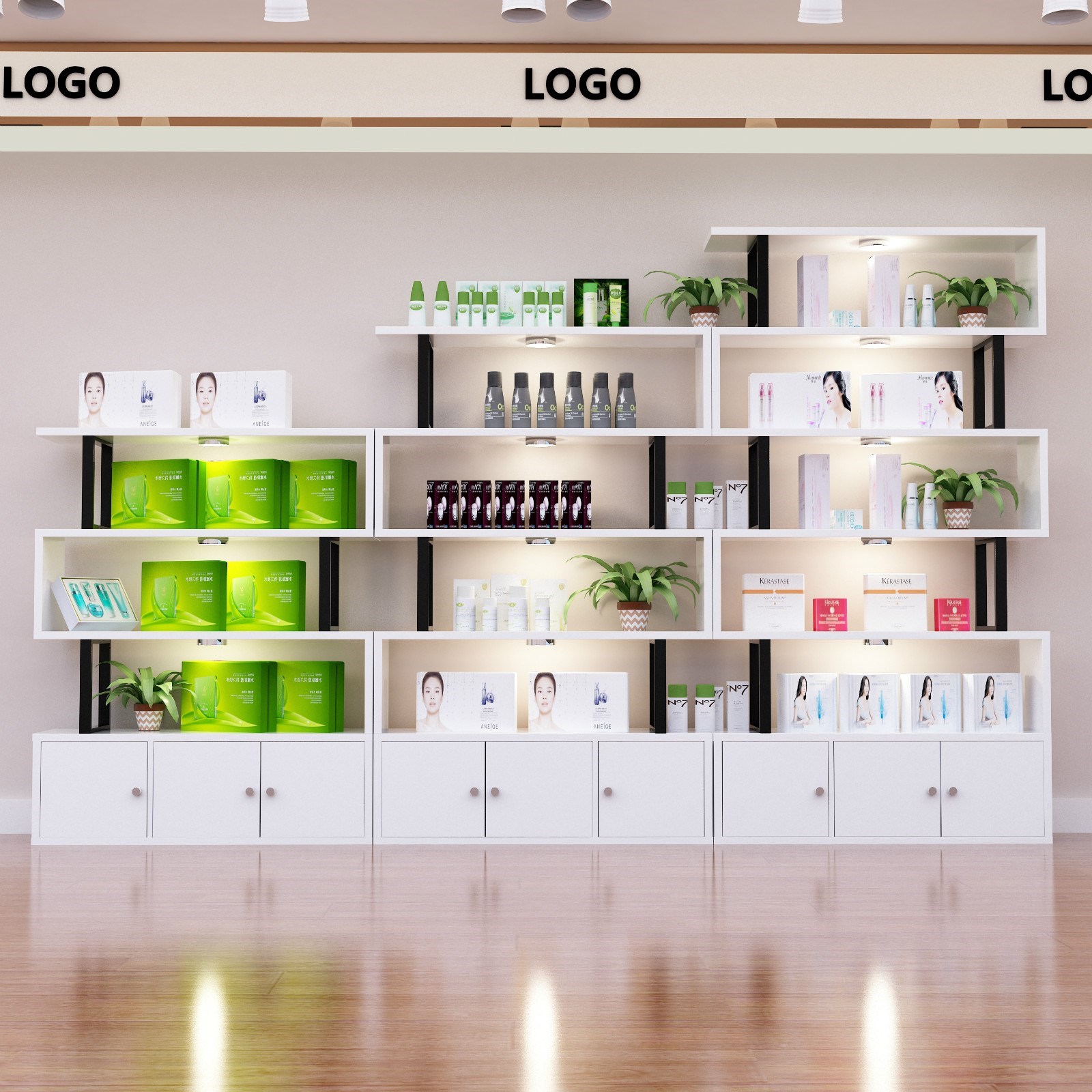 牆壁理發店産品櫃展示架隔斷用品歐式置物架裝飾毛巾櫃美容院化妝在類目 商業/辦公傢俱, 貨架/展櫃, 精品展櫃/陳列櫃中 - 來自Buy2taobao.com提供專業的淘寶代購服務