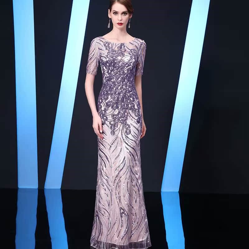 full dress Evening dress 2018 Host Dignified atmosphere Evening Dresses full dress full dressin the Women's clothing/Boutique , Wedding/Cheongsam/Formal dress , Formal dress/Evening category - from Buy2taobao.com to provide professional Taobao agent buy service