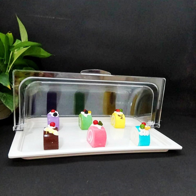 double-deck bread Cake A snack Tray Transparent cover Buffet Display rack Fruit stand Try to eat With coverin the Tableware , Tableware , Fruit bowl/Fruit plate/Hamper category - from Buy2taobao.com to provide professional Taobao agent buy service