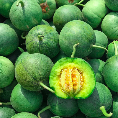 绿宝石甜瓜小香瓜新鲜水果应季10东北蜜瓜包邮5斤助农当季整箱