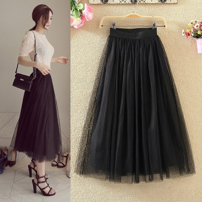 Pendulum Gauze skirt longuette Spring Korean Edition Lee Da Hae fairy Yarn skirt Autumn and winter A word skirt Pompous skirt skirtin the Women's clothing/Boutique , Skirts category - from Buy2taobao.com to provide professional Taobao agent buy service