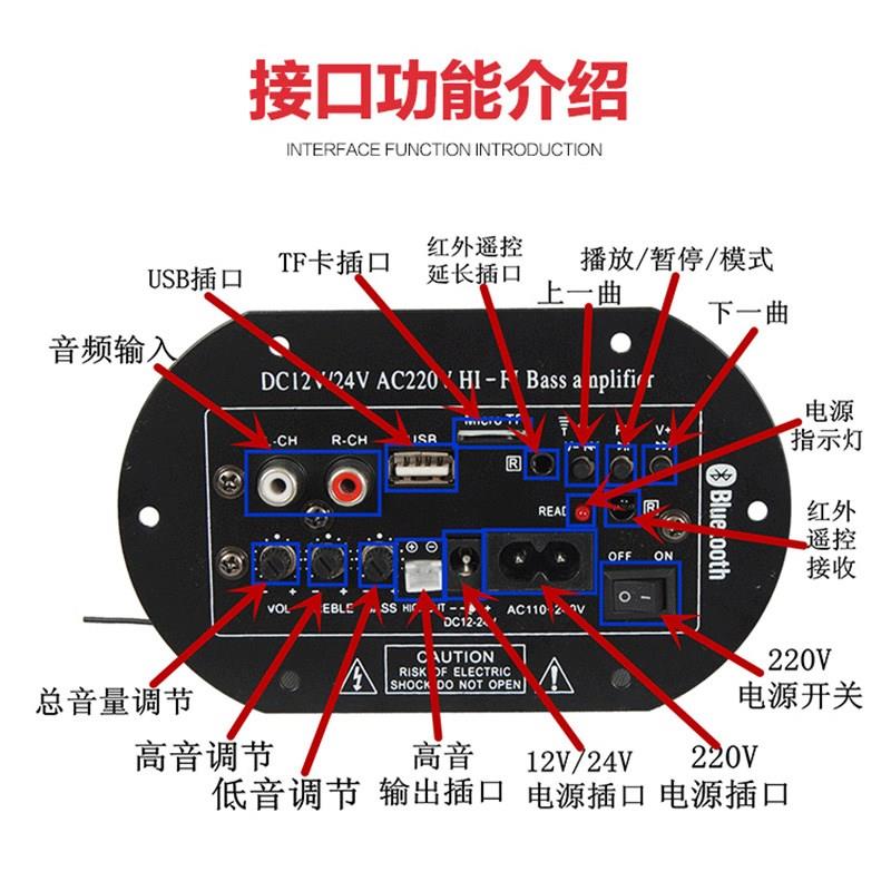 大功率内置蓝牙功放板车载家用低音炮功板蓝牙功放主板功放机在类目 影音电器, Hifi音箱/功放/器材, 功放中 - 来自Buy2taobao.com提供专业的淘宝代购服务