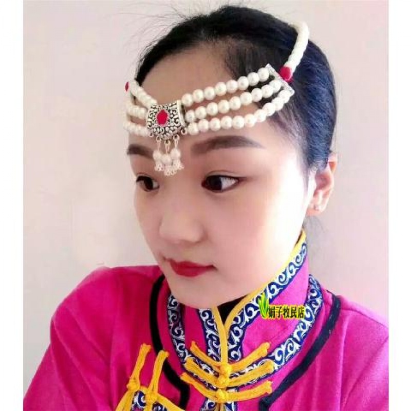 蒙古族舞蹈頭飾佩飾配民族串珠新娘婚禮蒙古袍配飾 串珠珠珠頭飾在類目 特色手工藝, 少數民族特色工藝品, 蒙古族特色, 蒙古族佩飾中 - 來自Buy2taobao.com提供專業的淘寶代購服務