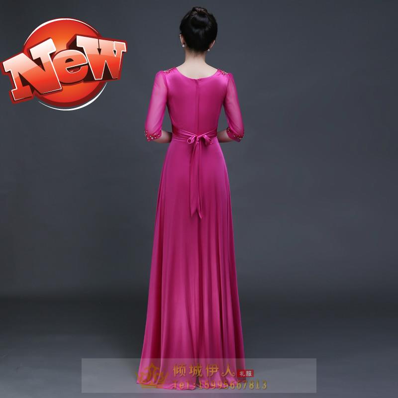 合唱演出七分袖中老年大合唱服装演出服女合唱o长裙指挥服合唱礼|ruв категории Женская одежда, Cвадебные платья, платье/вечернее платье - от Buy2taobao.com для оказания профессиональной услуги покупки агента Taobao