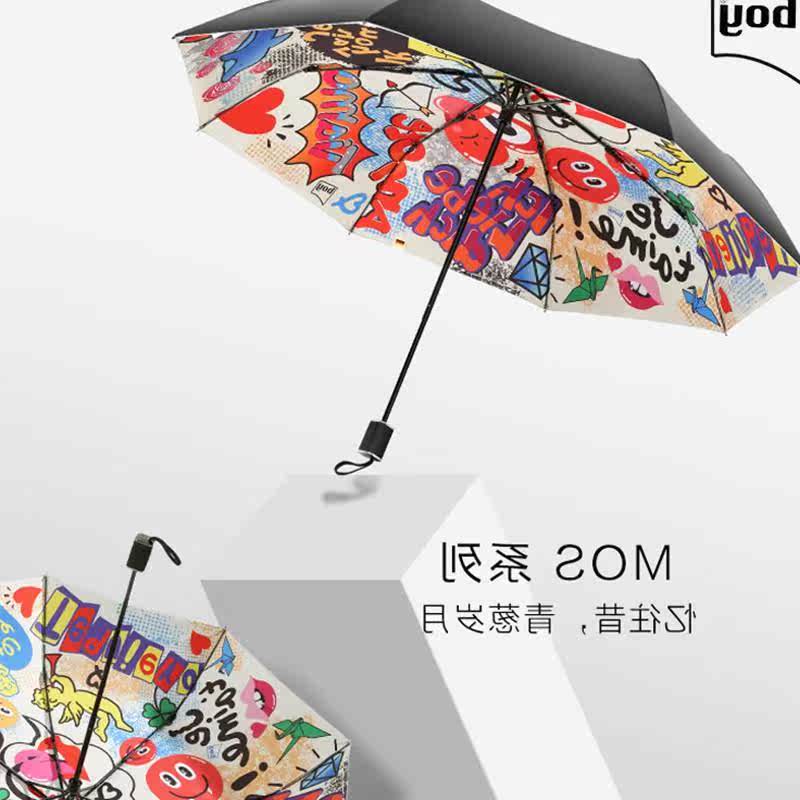 .high quality Germany Graffiti Vinyl Sunshade Sunscreen ultraviolet-proof originality Parasol fold rain or shine Dual usein the Home Daily , Umbrella/Rain gear/Rain/Moistureproof , Umbrella category - from Buy2taobao.com to provide professional Taobao agent buy service