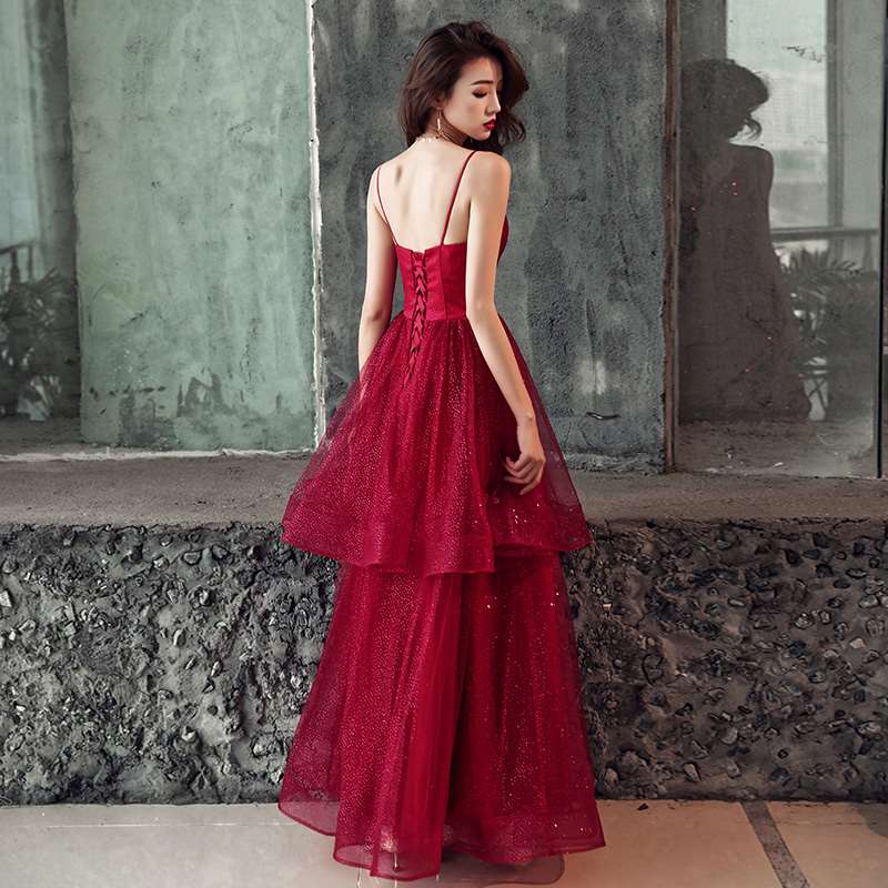 敬酒服新娘春季2019结婚新款回门服答谢宴红色晚礼服吊带显瘦长款在类目 女装/女士精品, 婚纱/旗袍/礼服, 礼服/晚装中 - 来自Buy2taobao.com提供专业的淘宝代购服务