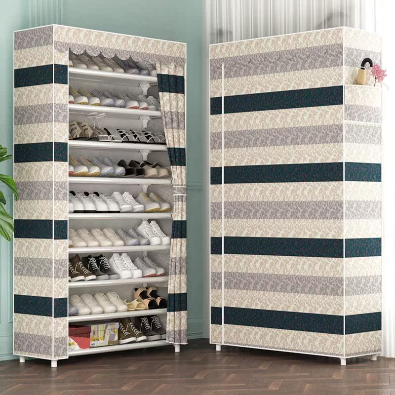 Bold seal up dustproof simple and easy Shoe cabinet shoe rack Assemble oxford household zipper Large multi-storeyin the Residential furniture , Cabinet , Shoebox category - from Buy2taobao.com to provide professional Taobao agent buy service