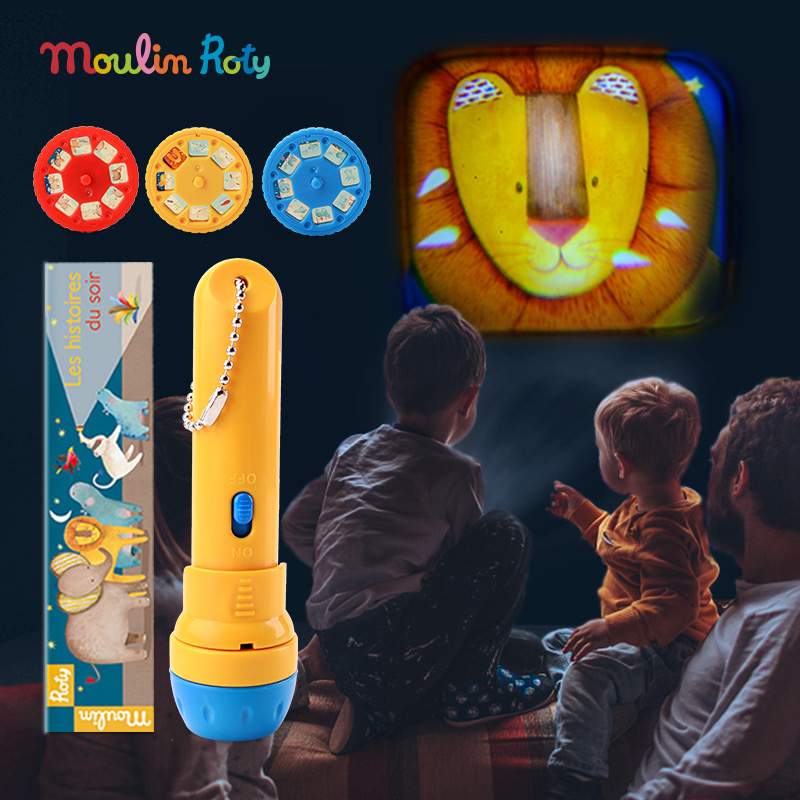 the republic of korea Toys luminescence Flashlight children France moulinroty Projection baby fairy tale story Early Education 3in the Toy/Childs/Puzzle/Building block/Model , Electronic/Light/Aerated/Tricky Toy , Glow Toys category - from Buy2taobao.com to provide professional Taobao agent buy service