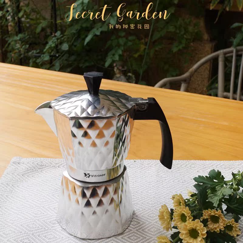 Aluminum Mocha household coffee quality Concentration 3 6 cups Electromagnetic furnace availablein the Tableware , Coffee , Coffee pot category - from Buy2taobao.com to provide professional Taobao agent buy service