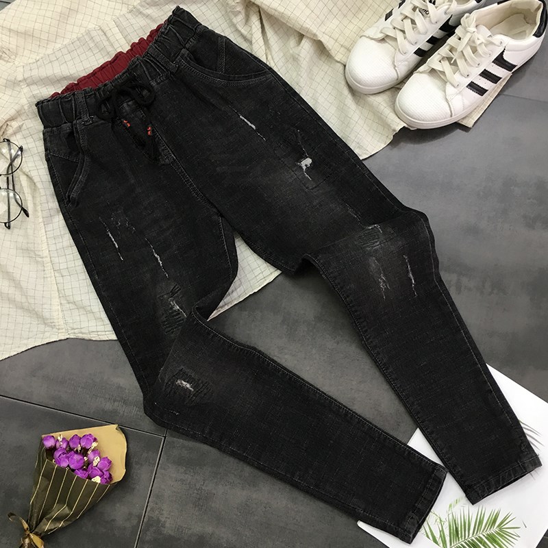 大码微胖妹妹女装适合胖女人穿的裤子春装大腿粗的女生显瘦牛仔裤|msdalam kategori Butik wanita / wanita, wanita saiz besar - dari Buy2taobao.com untuk memberikan perkhidmatan ejen Taobao profesional membeli