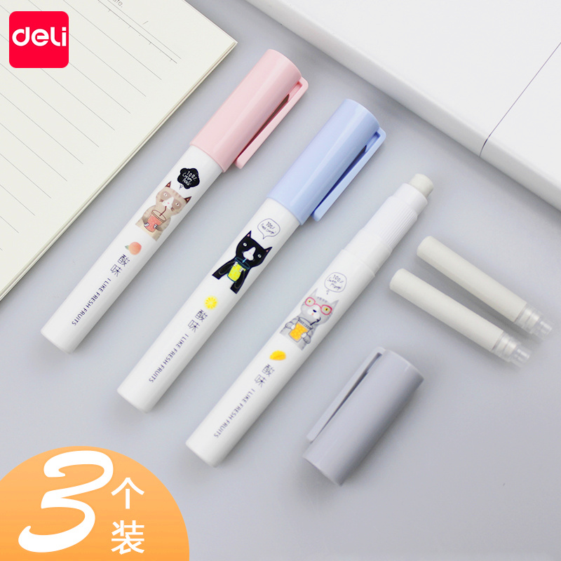 得力橡皮 自動橡皮擦小學生按動式橡皮無碎屑不留痕擦得幹淨卡通美術素描像皮筆兒童文具用品 期末獎品小禮物在類目 電子詞典/電紙書/文化用品, 日常學習用品, 橡皮中 - 來自Buy2taobao.com提供專業的淘寶代購服務