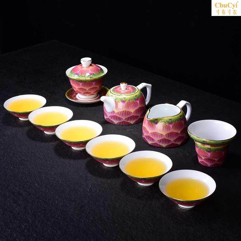 Enamel Watkins Kungfu Online Tea Set household a complete set ceramics teapot teacup Tea makers Gift boxin the Tableware , Tea set , Kung Fu Tea category - from Buy2taobao.com to provide professional Taobao agent buy service