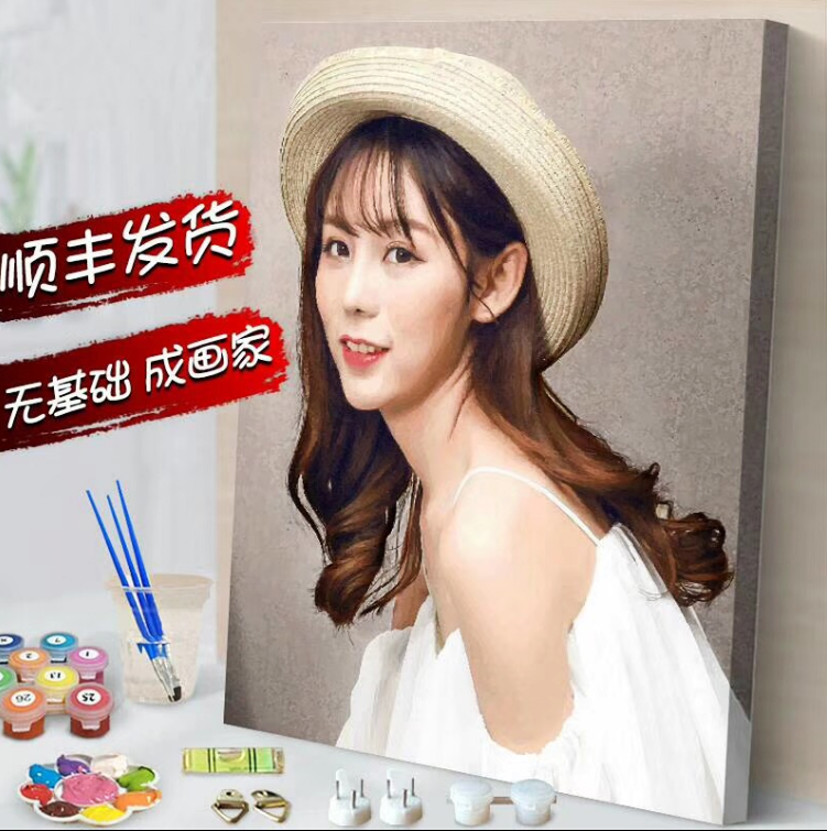 dly Hand-painted Environmental figures a living room Oil draw own Coloring Decorative painting Color Entrancein the Home accessories , Decorative painting , DIY/Digital painting category - from Buy2taobao.com to provide professional Taobao agent buy service