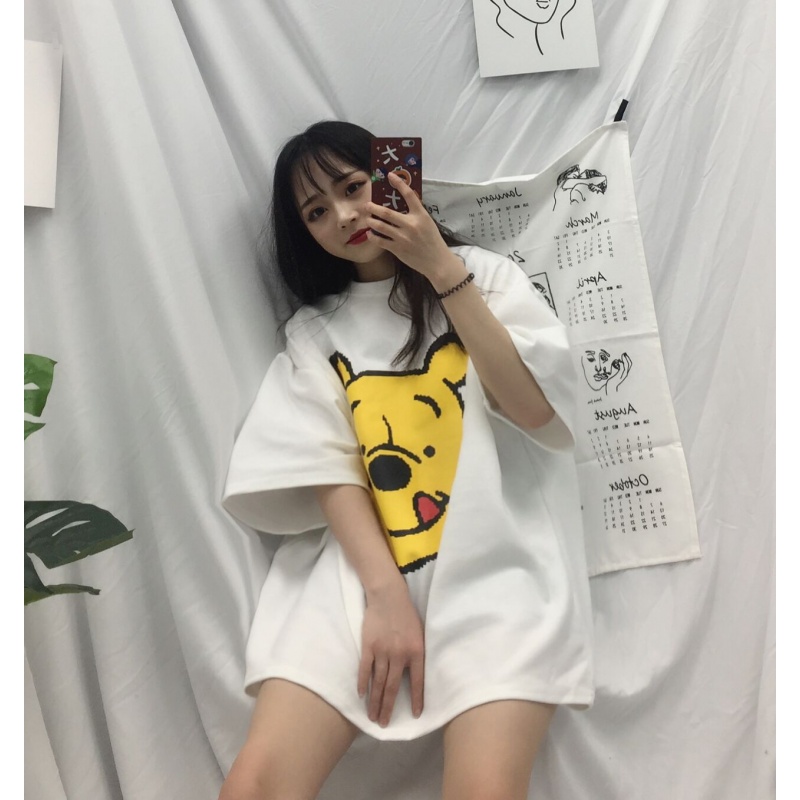 韩版休闲T恤女春夏卡中长款百搭女生上衣圆领套头短袖原宿bf风在类目 模玩/动漫/周边/cos/桌游, Cosplay服饰/道具/服务, Cosplay女装中 - 来自Buy2taobao.com提供专业的淘宝代购服务