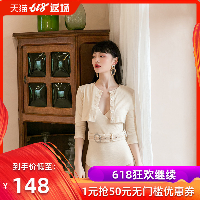 Breeze Holiday Original 2019 New swimsuit sexy Backless Gather Show thin conservative on vacation Swimming suitin the Sports/Yoga/Fitness/Fans supplies , Swim , Piece swimsuit category - from Buy2taobao.com to provide professional Taobao agent buy service