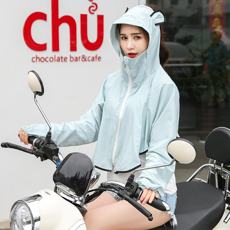 Sunscreen lady 2019 summer new pattern Korean Edition Versatile Sunscreen Electric motorcycle outdoors Ride a bike Thin sectionin the Electric cars/Fitting/Transportation , Electric vehicles and equipment area , Electric car sun protection clothing/Shawl category - from Buy2taobao.com to provide professional Taobao agent buy service