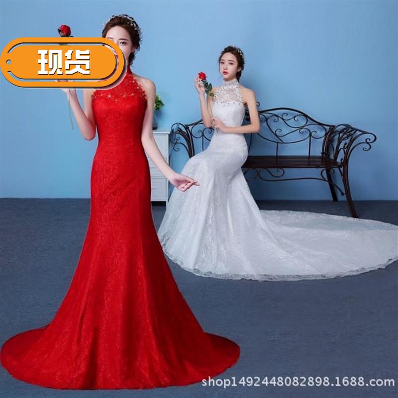 收腰魚K尾婚紗禮服新娘婚紗魚尾晚禮服大紅色婚紗壹字肩婚修身在類目 女裝/女士精品, 婚紗/旗袍/禮服, 禮服/晚裝中 - 來自Buy2taobao.com提供專業的淘寶代購服務