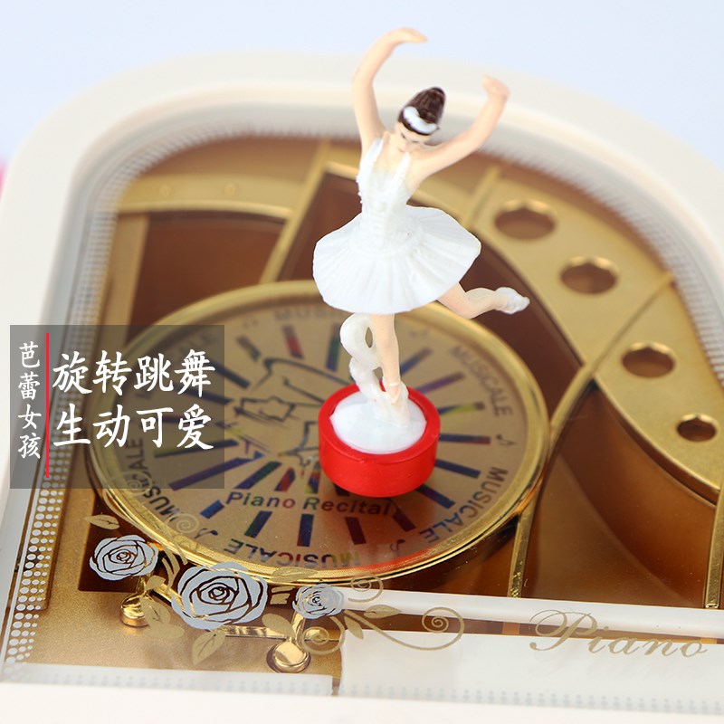 创意钢琴音乐盒八音盒芭蕾旋转跳舞女孩送女友儿童礼物礼品摆件|ruв категории игрушка/коляска/головоломка/блоки/модель, музыкальная игрушка/детей музыкальный инструмент, музыкальная шкатулка/музыкальная шкатулка - от Buy2taobao.com для оказания профессиональной услуги покупки агента Taobao