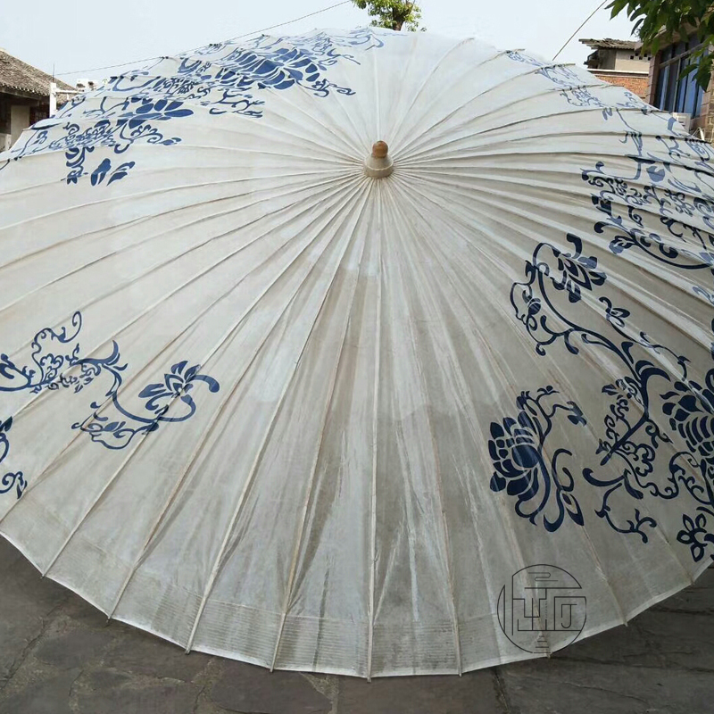 院沙滩大型遮阳伞江南防雨防晒纯色古典大伞非遗手工油纸伞户外庭|ruв категории начало ежедневно, зонтик/дождь/дождь/водостойкость, зонтик - от Buy2taobao.com для оказания профессиональной услуги покупки агента Taobao