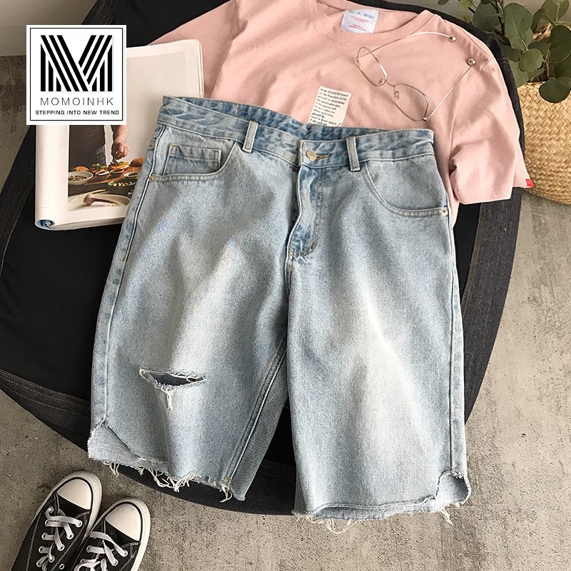 summer Thin section man hole Five point pants cowboy shorts Loose 5 trousers Versatile Chaopai insin the Men's clothing, Jeans category - from Buy2taobao.com to provide professional Taobao agent buy service