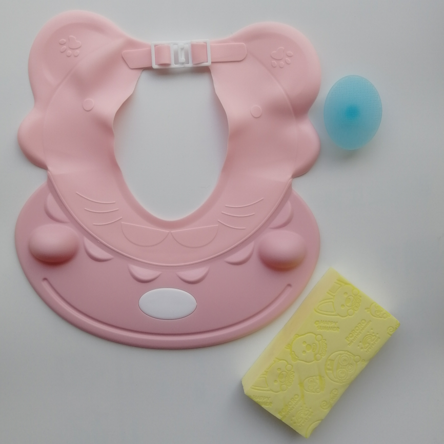 宝洗头浴帽可调节耳帽搓灰海棉款防水小孩洗澡护三件套儿童婴儿宝|ruв категории подгузник/шампунь/вскармливать/тележка кроватью, ванна для ухода за кожей ребенка, шампунь шапка - от Buy2taobao.com для оказания профессиональной услуги покупки агента Taobao