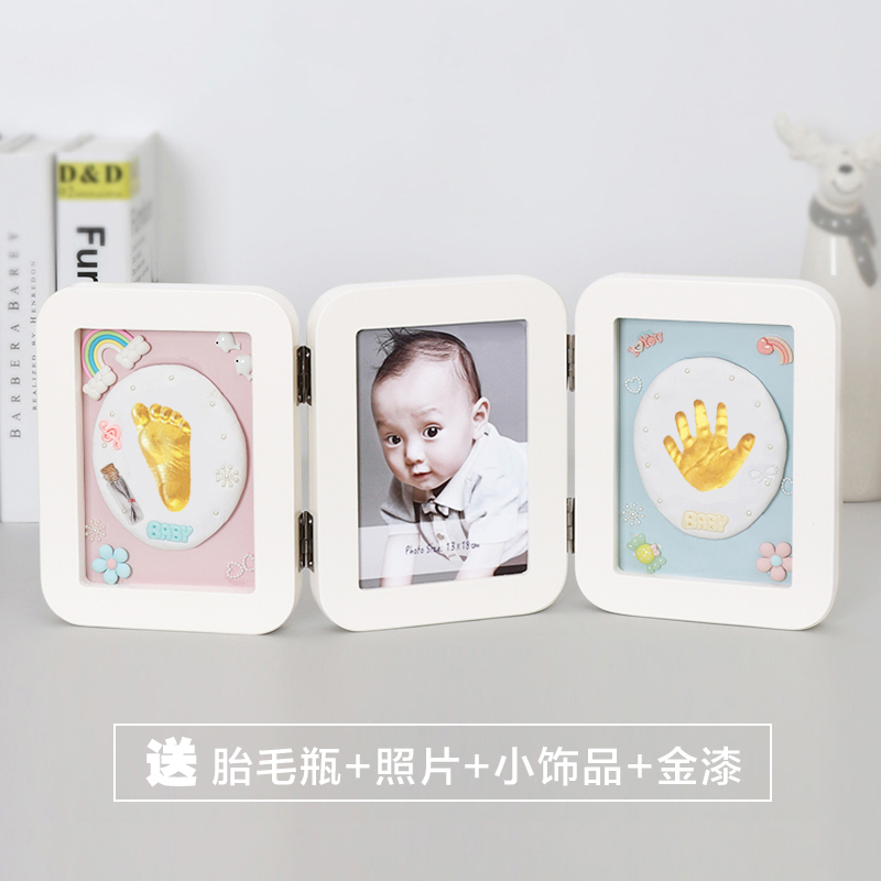 宝宝手脚印泥纪念品婴手印泥脚印泥满月百天儿手足印泥相框新生儿在类目 玩具/童车/益智/积木/模型, 宝宝纪念品/个性产品, 手脚印中 - 来自Buy2taobao.com提供专业的淘宝代购服务
