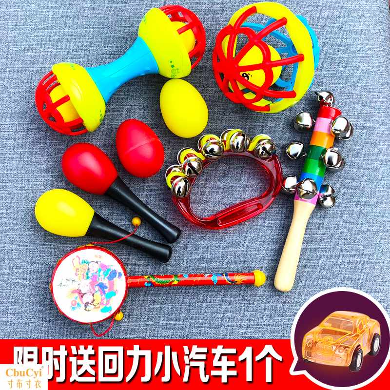 婴儿宝宝抓握训练玩具0-1岁乐器拨浪鼓玩具可啃咬男孩女孩小摇|ruв категории игрушка/коляска/головоломка/блоки/модель, детей кольцо/ткань играть/успокоить игрушки, хрип - от Buy2taobao.com для оказания профессиональной услуги покупки агента Taobao