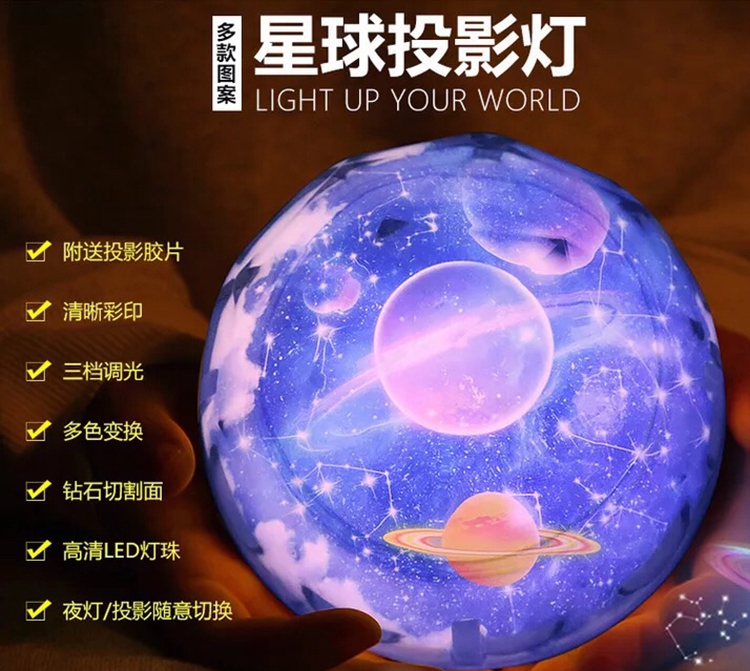 兒童房浪漫五彩星空投陪伴寶寶安睡故事夜燈影儀少兒科學玩具旋轉在類目 玩具/童車/益智/積木/模型, 電子/發光/充氣/整蠱玩具, 發光玩具中 - 來自Buy2taobao.com提供專業的淘寶代購服務