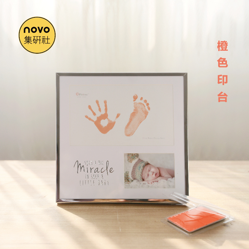 baby Brothers inkpad Newborn Anniversary Handprints Footprint children Photo frame Swing sets full moon One hundred days The age of giftin the Toy/Childs/Puzzle/Building block/Model , Baby Souvenirs/Personalized Products , Hand footprints category - from Buy2taobao.com to provide professional Taobao agent buy service