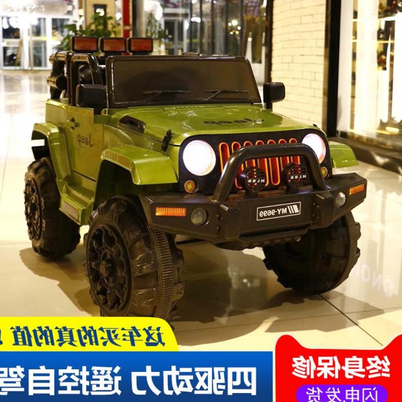 嬰兒童電動車4驅Jeep越野車牧馬人充電搖擺男女可坐遙控四輪汽車在類目 玩具/童車/益智/積木/模型, 童車/兒童輪滑, 兒童電動車中 - 來自Buy2taobao.com提供專業的淘寶代購服務