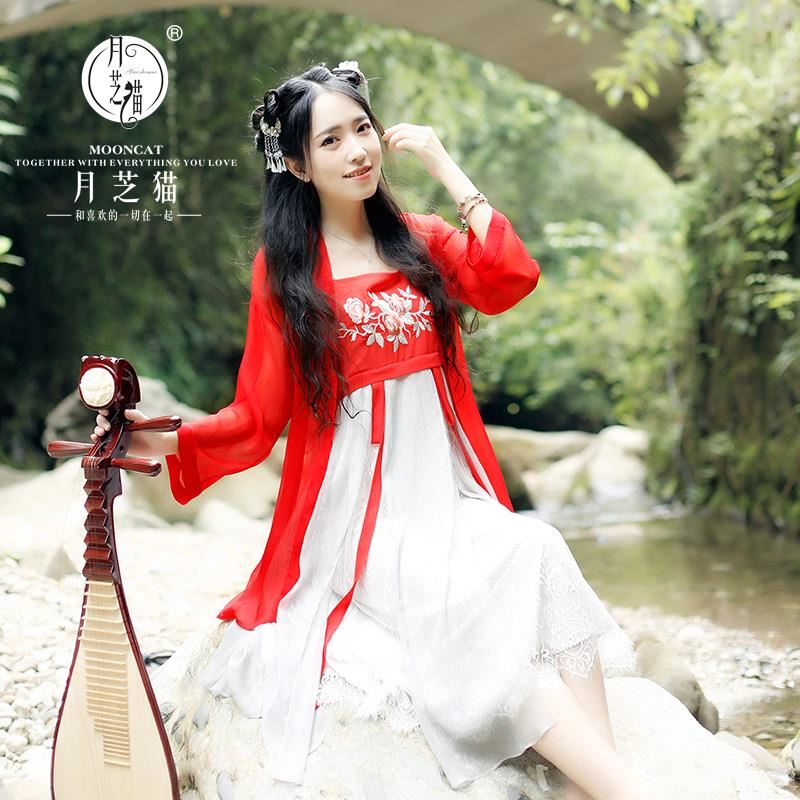(花醉月)汉服古风长裙女夏仙中国风汉元素中式女装华服在类目 女装/女士精品, 唐装/民族服装/舞台服装, 民族服装/舞台装中 - 来自Buy2taobao.com提供专业的淘宝代购服务