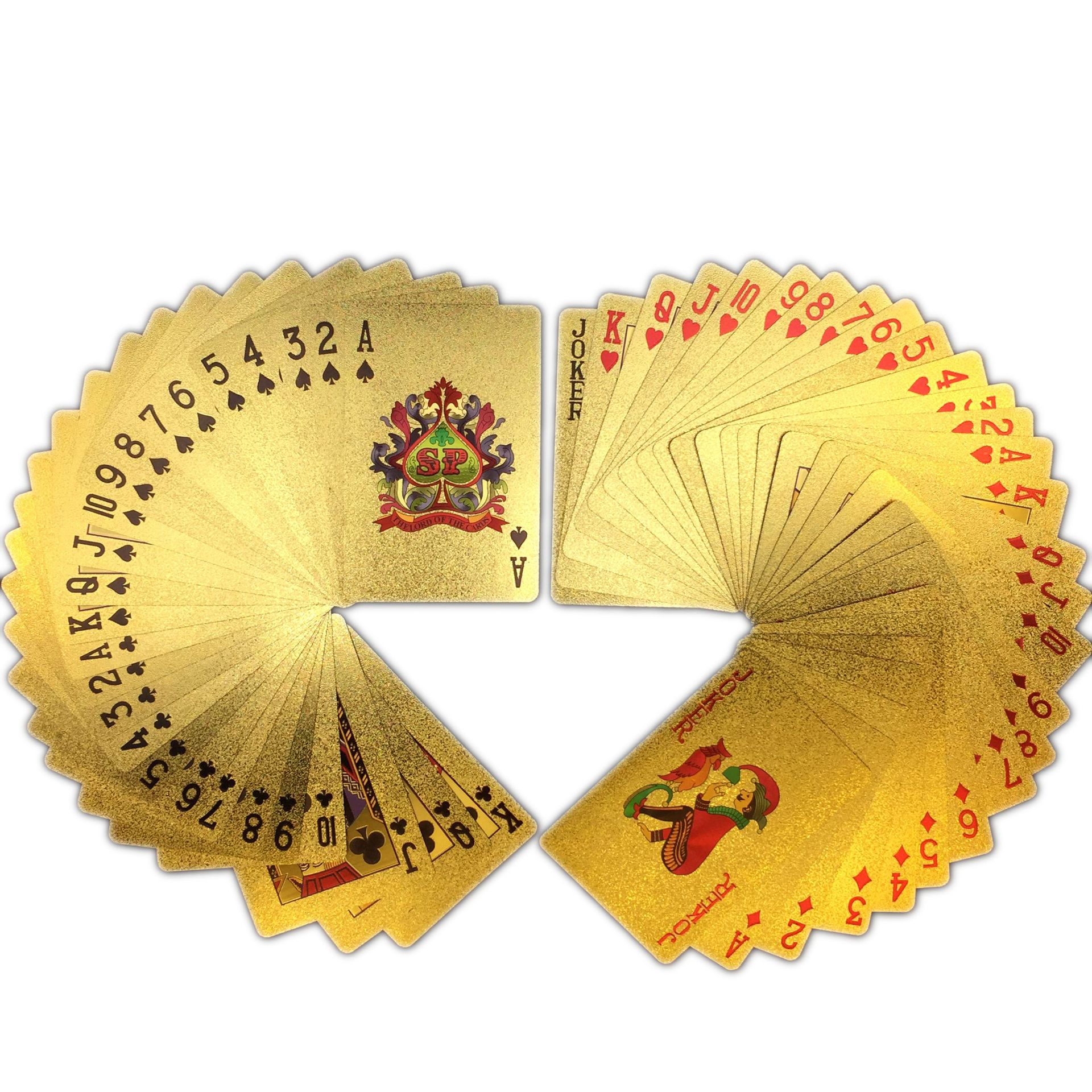 poker Gold foil poker waterproof 1 poker waterproof washing Plastic poker Travel? Collectionin the Play mode/Anime/Periphery/cos/Board games , Chess/Board games , Poker category - from Buy2taobao.com to provide professional Taobao agent buy service