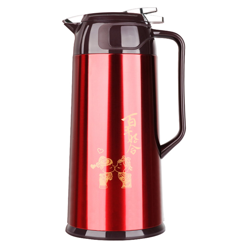 marry Hot water bottle gules capacity Open bottle household Warmers Thermos bottle Dowry Jubilation Stainless steelin the Tableware , Cup/Cups/Kettle , Thermos category - from Buy2taobao.com to provide professional Taobao agent buy service